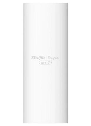 Беспроводная внешняя точка доступа ruijie reyee rg-rap72pro-od white wi-fi 7 2.4/5ghz 5.011 гбит/с ethernet 2.5 гбит/с