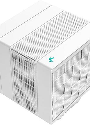 Deepcool assassin iv wh — білий кулер для процесора з 7 тепловими трубками та двома вентиляторами 120/140 мм, 280 вт