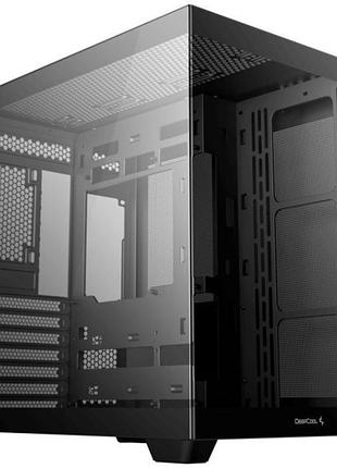 Компьютерный корпус deepcool cg530 black без блока питания с боковой панелью из закаленного стекла (r-cg530-bknda0-g-1)