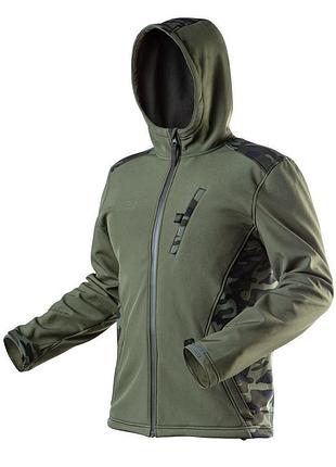 Робоча куртка neo tools camo softshell стандарт en iso розмір l/52 (81-553-l)
