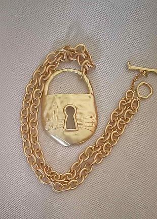 Стильне кольє schiaparelli люкс якість лого