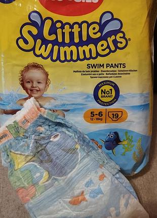 Плавки-подгузники huggies little swimmers 5-6 (12–18 кг)