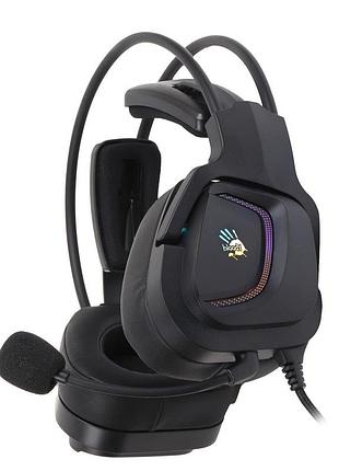 Гарнітура для геймінгу a4tech bloody g575 віртуальний звук 7.1 rgb підсвітка чорна