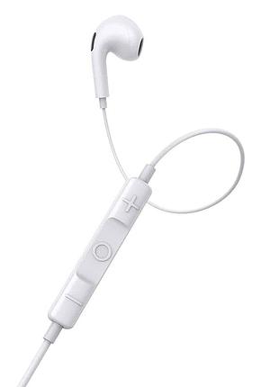 Навушники baseus encok type-c lateral in-ear wired earphone c17 white ngcr010002