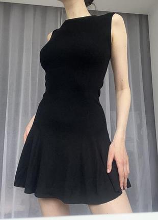 Сукня плаття чорне allsaints рубчик вʼязане