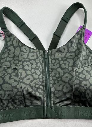 Топ спортивний для залу , фітнесу hunkemoller - хакі, рр 70e
