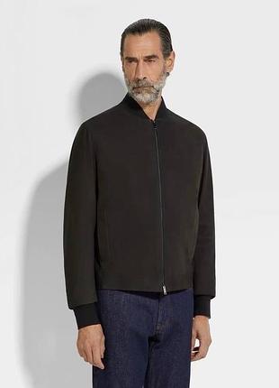 Чоловіча куртка з натуральної замші zegna