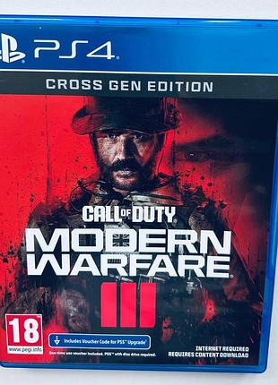 Call of duty modern warfare iii cross-gen edition, б/у, русская версия - диск для playstation 4