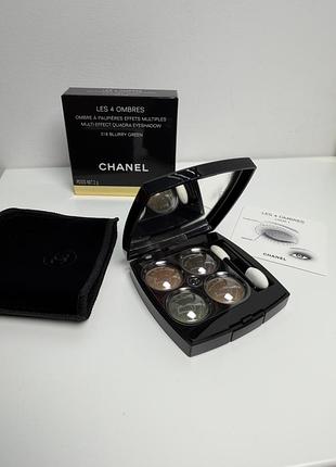 ✨ chanel les 4 ombres — 318 blurry green ✨ 👇деталі в описі