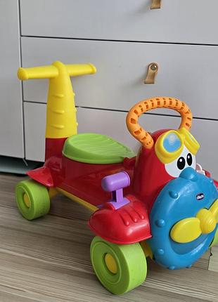 Каталка толокар  машина 2 в 1 chicco sky rider