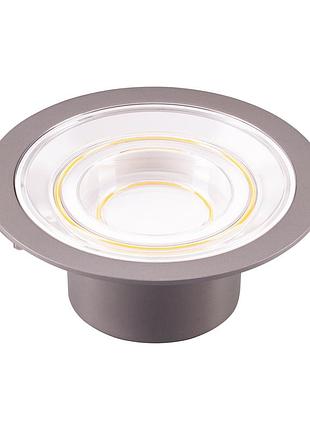 Потолочный светильник ledvance led decor filament downlight echo, 7вт, ø166 мм, теплый белый