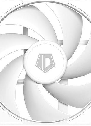 Кулер для пк id-cooling af-125-w white — 120×120×25 мм, 500–2000 об/мин, 78.25 cfm, 4-pin pwm