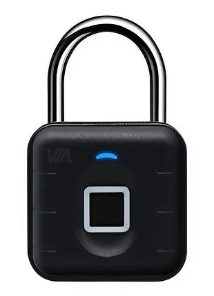 Замок навесной via security vl-1f/tb – считыватель отпечатка пальца, скоба 6 мм, 2×cr2032 (99-00021543)