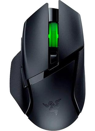 Беспроводная игровая мышь razer basilisk v3 hyperspeed, оптическая, 18000 dpi, батарейная, черная (rz01-04870100-r3g1)