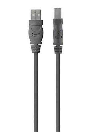 Кабель belkin f3u154bt1.8m usb-a – usb-b, 1.8 м, для зарядки и синхронизации, черный