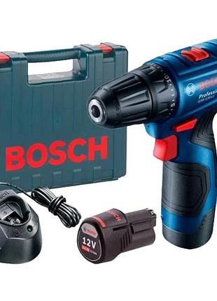 Акумуляторний шуруповерт bosch gsr 120-li 12 в li-ion 13/30 нм (06019g8000)