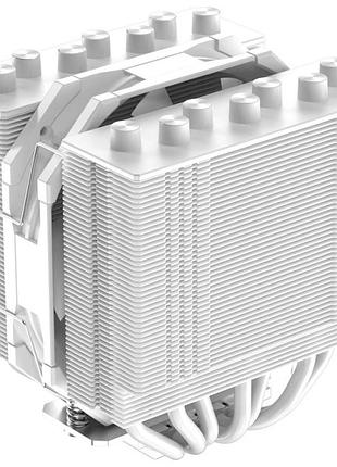 Кулер для процесора id-cooling se-207-xt slim, 7 теплових трубок, tdp 220w, вентилятор 120 мм, snow white