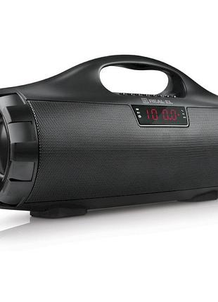 Акустическая система real-el x-731, 18 вт, bluetooth, usb, aux, fm-радио, черная (el121600015)