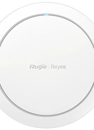 Дводіапазонна точка доступу ruijie reyee rg-rap2266 wi-fi 6, 18 вт, 2.4 + 5 ггц, внутрішня, біла