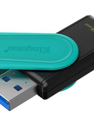 Флэш память usb kingston datatraveler exodia s 128 гб black green (dtxs/128gb)
