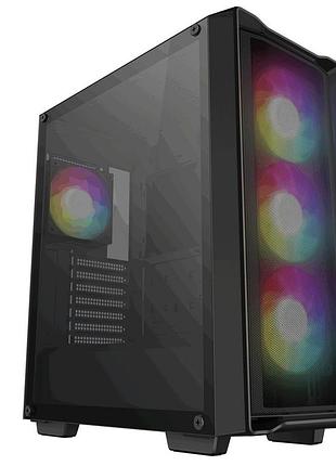 Комп'ютерний корпус deepcool cc560 mesh v2 midi-tower atx, microatx, mini-itx black без блоку живлення (r-cc560-bkama4-g-2)