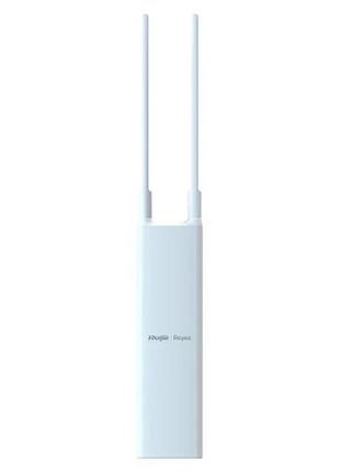Беспроводная точка доступа ruijie reyee rg-rap52-od, wi-fi 5 ac1300, скорость до 1.267 гбит/с, 2.4/5 ghz, 1× ethernet 1 гбит/с,
