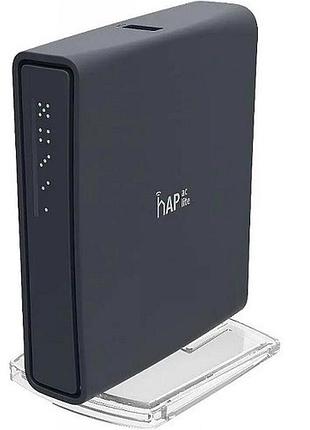 Маршрутизатор mikrotik rb952ui-5ac2nd-tc hap ac lite tower poe 2.4ghz b/g/n 5ghz a/n/ac 300мбіт/с