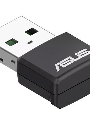 Бездротовий адаптер asus usb-ax55 nano | wi-fi 6 (ax1800) | usb 2.0 | чорний