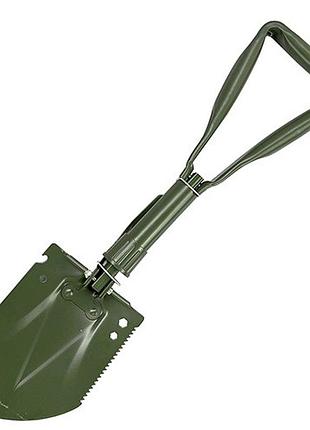 Лопата складная stenson wth71283-12 21*15(56)см green