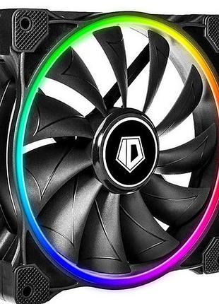 Вентилятор корпусний id cooling zf 14025 argb чорний 140 мм 1600 об хв argb (zf 14025 argb)