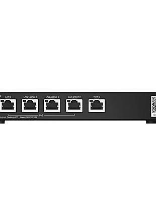 Маршрутизатор с poe ruijie reyee rg-eg305gh-p-e – 5-портовый, облачное управление, black
