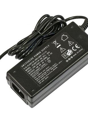 Блок живлення mikrotik 48pow 70вт 48в 1.46 а чорний