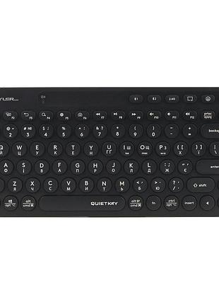 Клавіатура бездротова a4tech fbk26c as black bluetooth/2.4 ггц компактна мембранна eng/ukr (fbk26c as black)