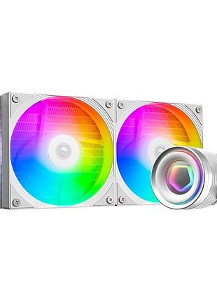 Система водяного охлаждения id-cooling fx240 inf белый с argb-подсветкой 240 мм (fx240 inf white)