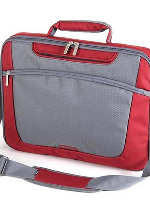 Сумка sumdex pon-301rd для ноутбука 15.6" полиэстеровая красная с ручками