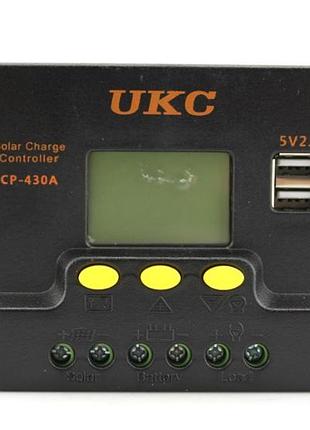 Контролер заряду від сонячної батареї cp-430a 30a