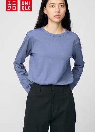 Лонгслів бавовняний uniqlo