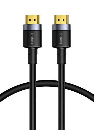 Кабель baseus cafule с hdmi на hdmi 4k, 1 м, черный