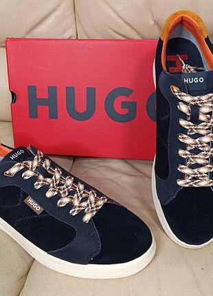 Замшеві кеди hugo