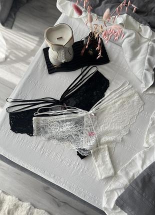 Набір мереживних трусиків від hunkemoller🎀 нові розмір l