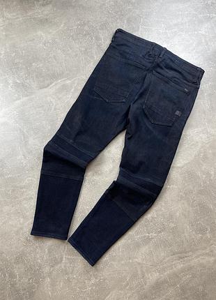 Штаны g star raw biker мото джинсы 3d logo motac