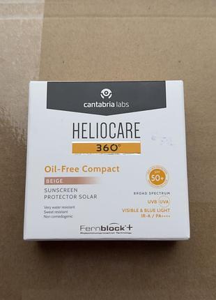 Сонцезахисна компактна пудра cantabria labs heliocare 360 oil free compact spf50