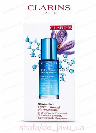 Сиворотка clarins hydra-essentiel hydrating bi-phase serum 3,5 мл