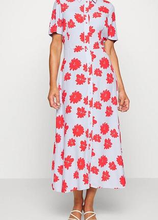 Платье миди marks &amp; spencer с цветочным принтом