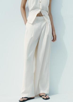 Брюки палаццо zara