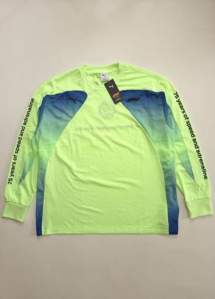 Лонгслів сітка puma formula 1 oversized f1 mesh long sleeve tee size m