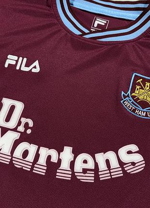 Вінтажна футбольна футболка джерсі fila west ham 2001-03 united dr