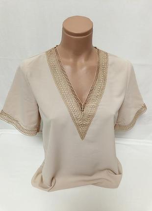 Блуза женская беж 36/s