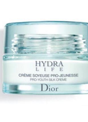 Зволожуючий крем для обличчя dior hydra life pro-youth silk creme