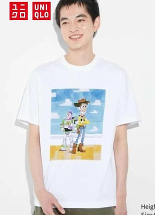 Футболка unisex pixar art ut от uniqlo